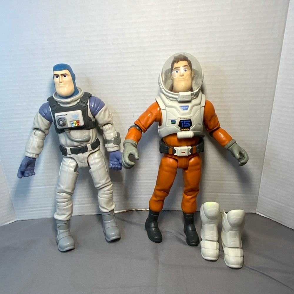 Set of 2 Mattel Disney Pixar Lightyear LG Scale XL-15 Buzz Action Figure 12”